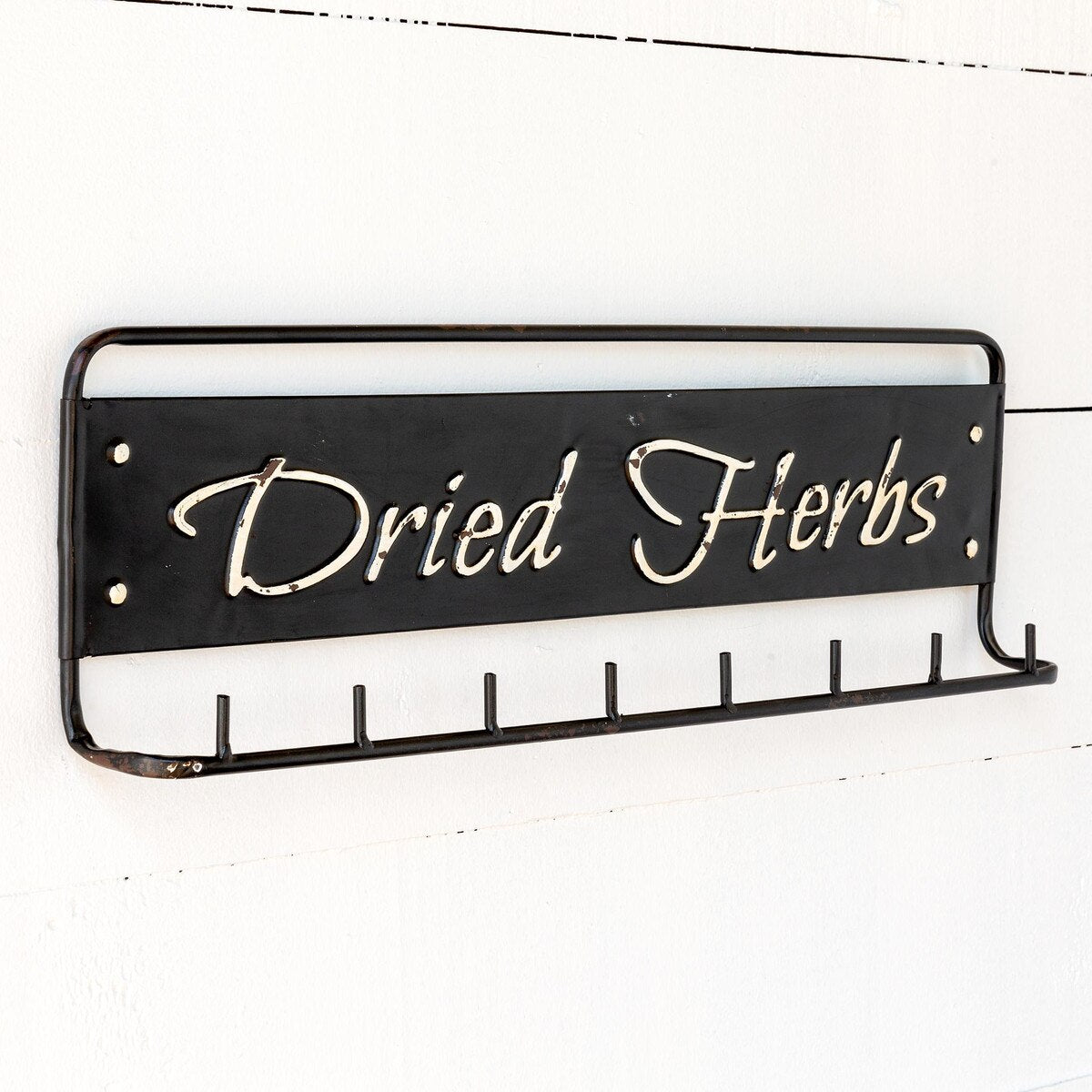 "Dried Herbs" Metal Hanging Rack style shot 1