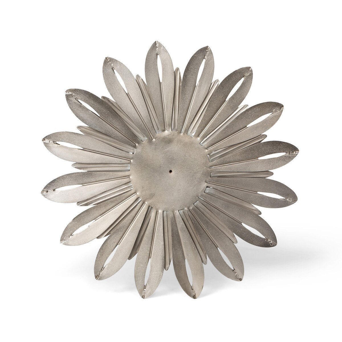 Aged Nickel Wall Sunflower, Large style shot 2