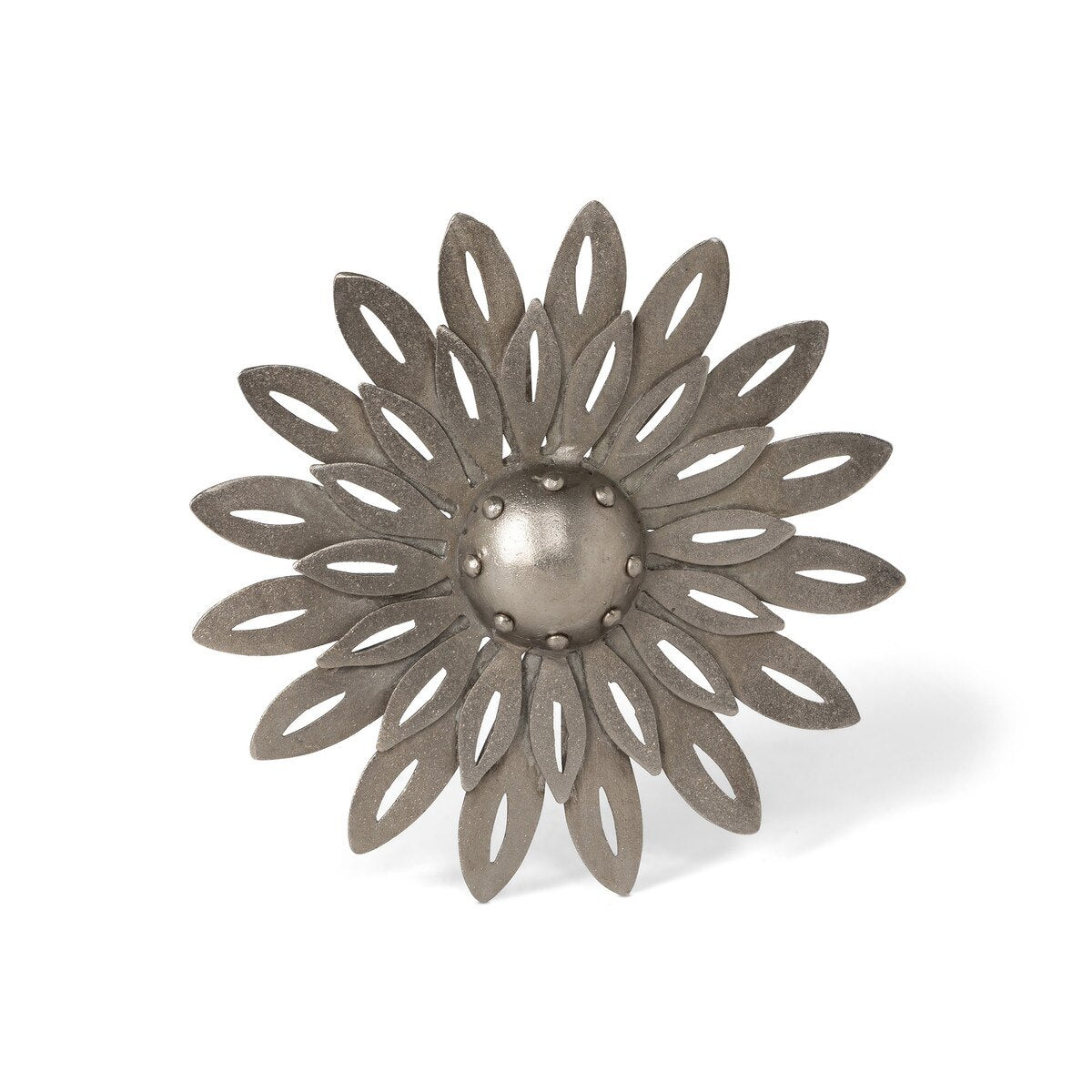 Aged Nickel Wall Dahlia, Small style shot 1