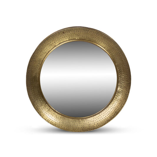 Hammered Iron Brass Portal Mirror style shot 1