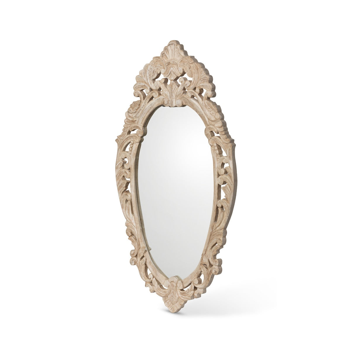 Auvergne Hand Carved Wood Mirror style shot 2