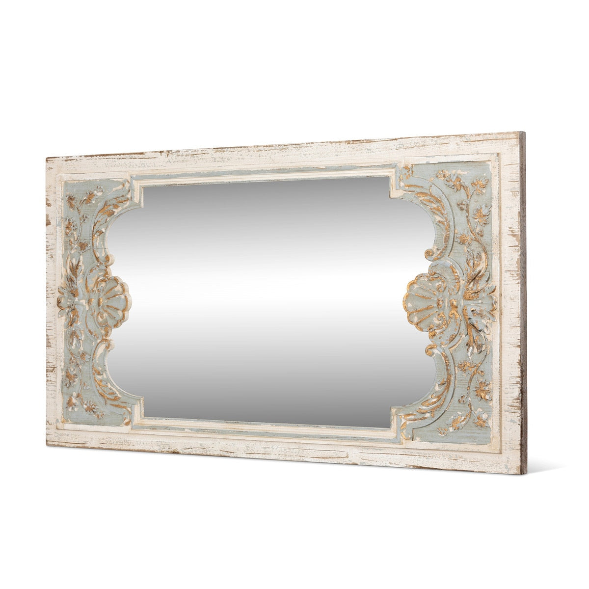 Coquille Carved Wood Mirror style shot 2