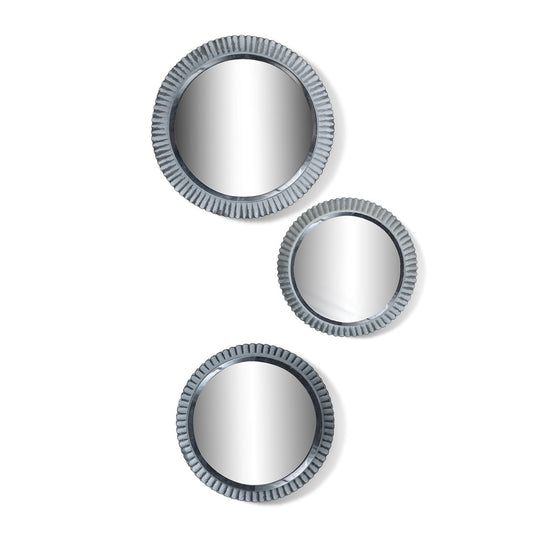 Round Fluted Mirrors , Set of 3 style shot 1