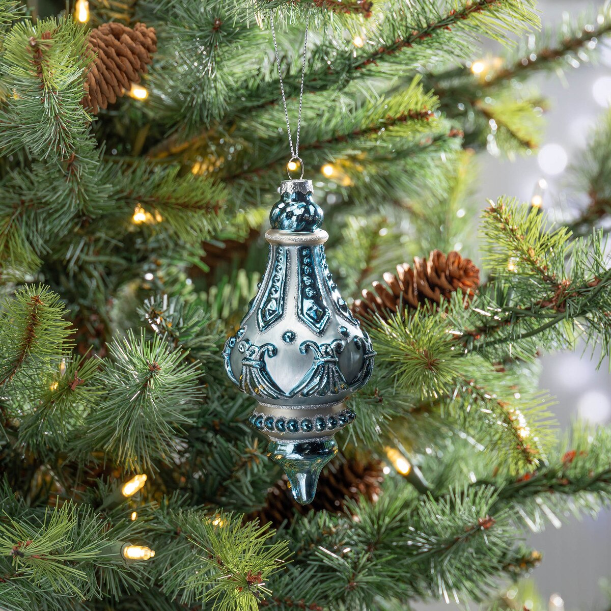 Finial Glass Ornament style shot 2