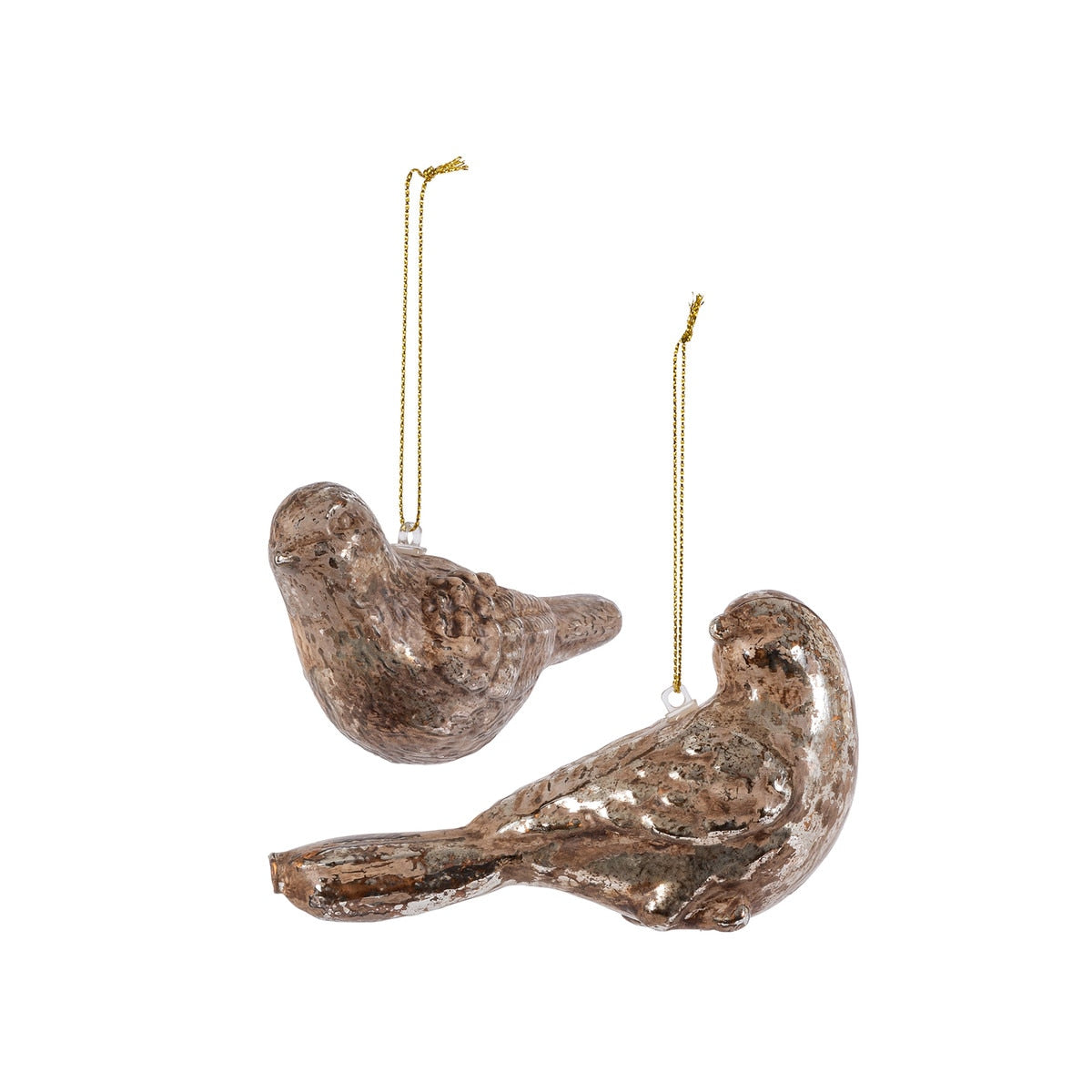 Antiqued Bird Ornament, 2 Assorted Styles style shot 2