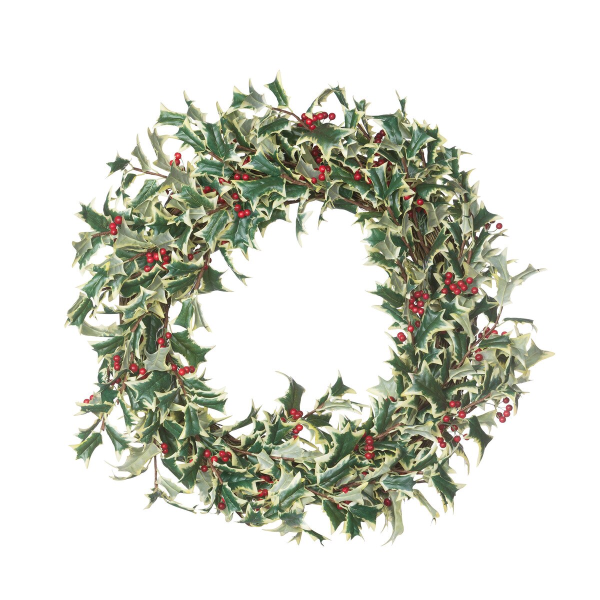 Faux Holly Wreath style shot 1
