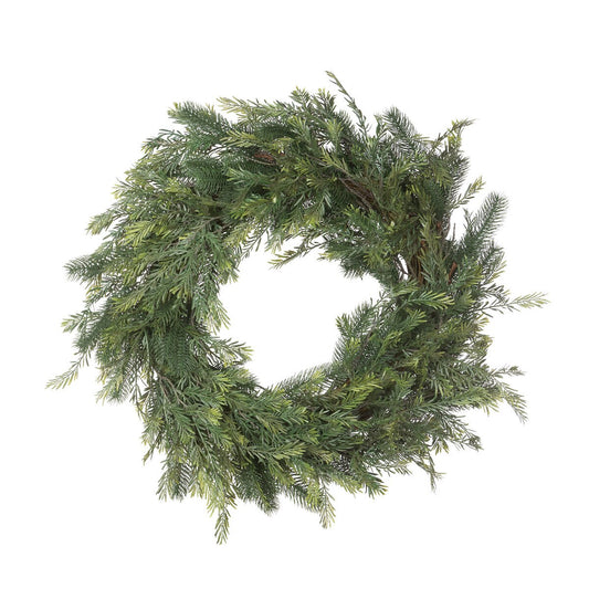 Faux Pine Wreath style shot 1