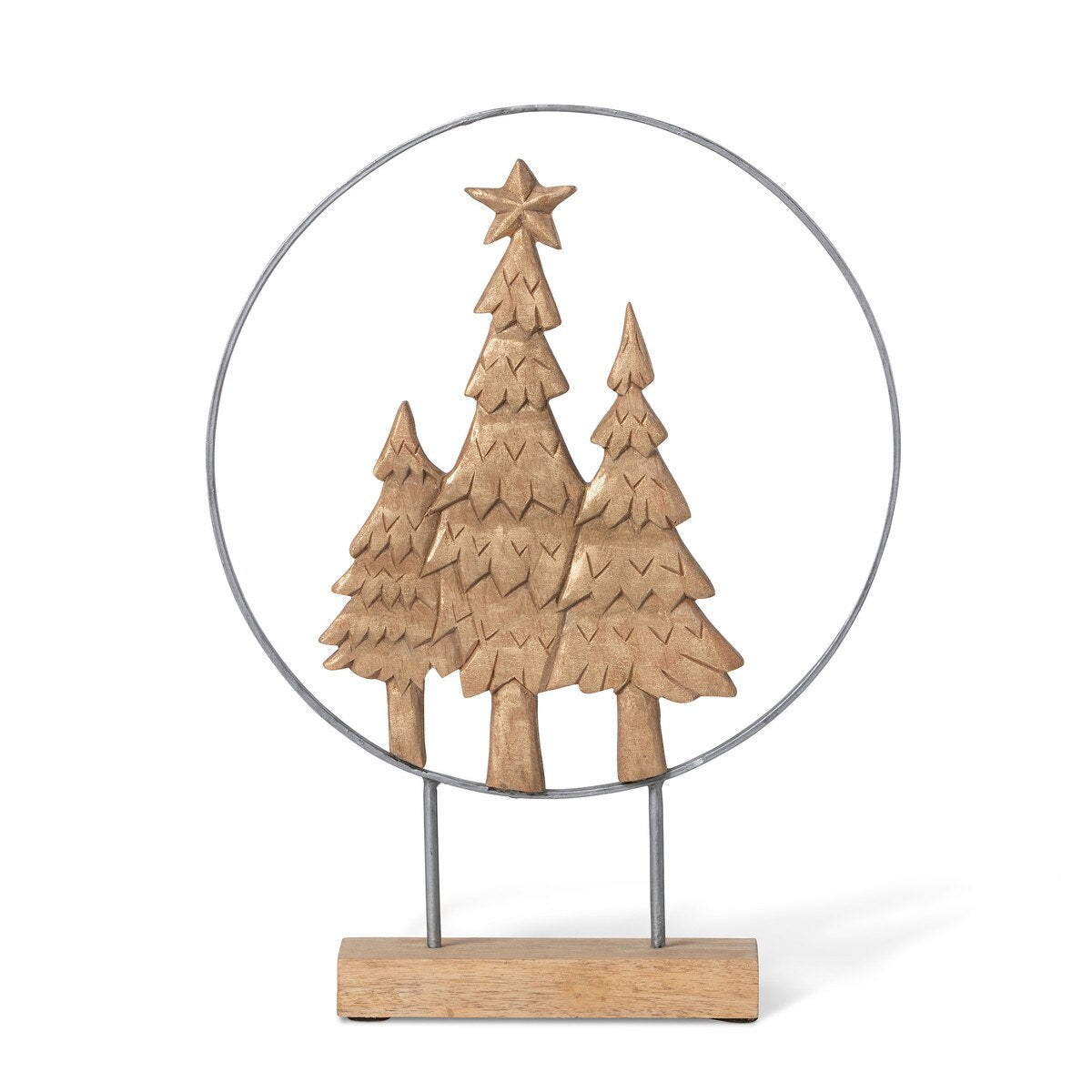 Hand Carved Christmas Tree Sculpture style shot 1