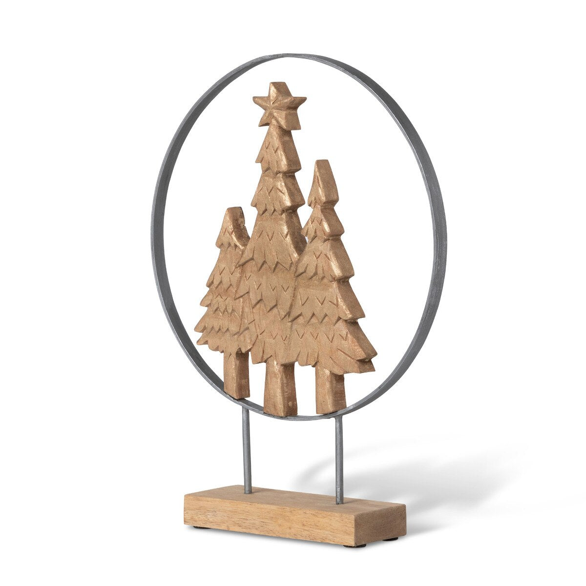 Hand Carved Christmas Tree Sculpture style shot 2
