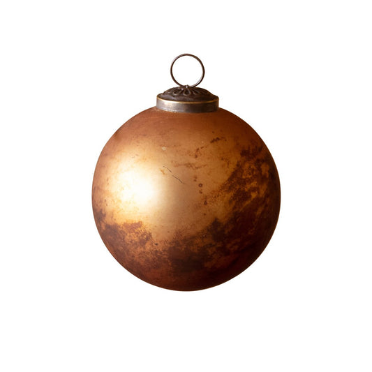 Pomegranate Mercury Glass Ball Ornament, Medium