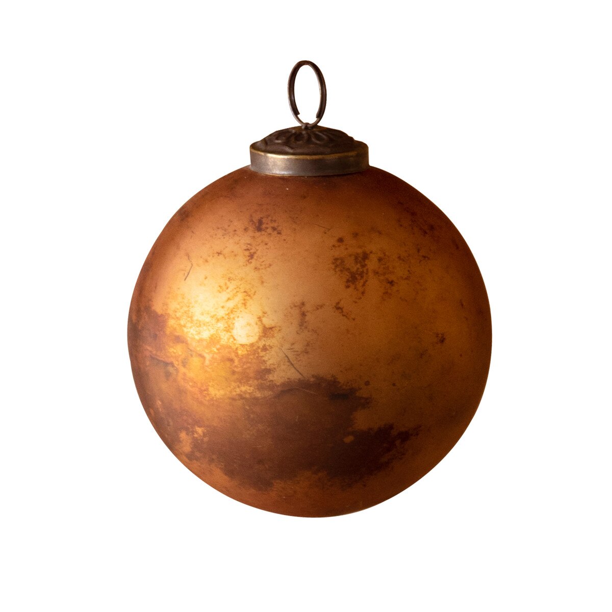 Pomegranate Mercury Glass Ball Ornament, Large