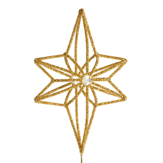 Glass Beaded Dimensional Tree Topper