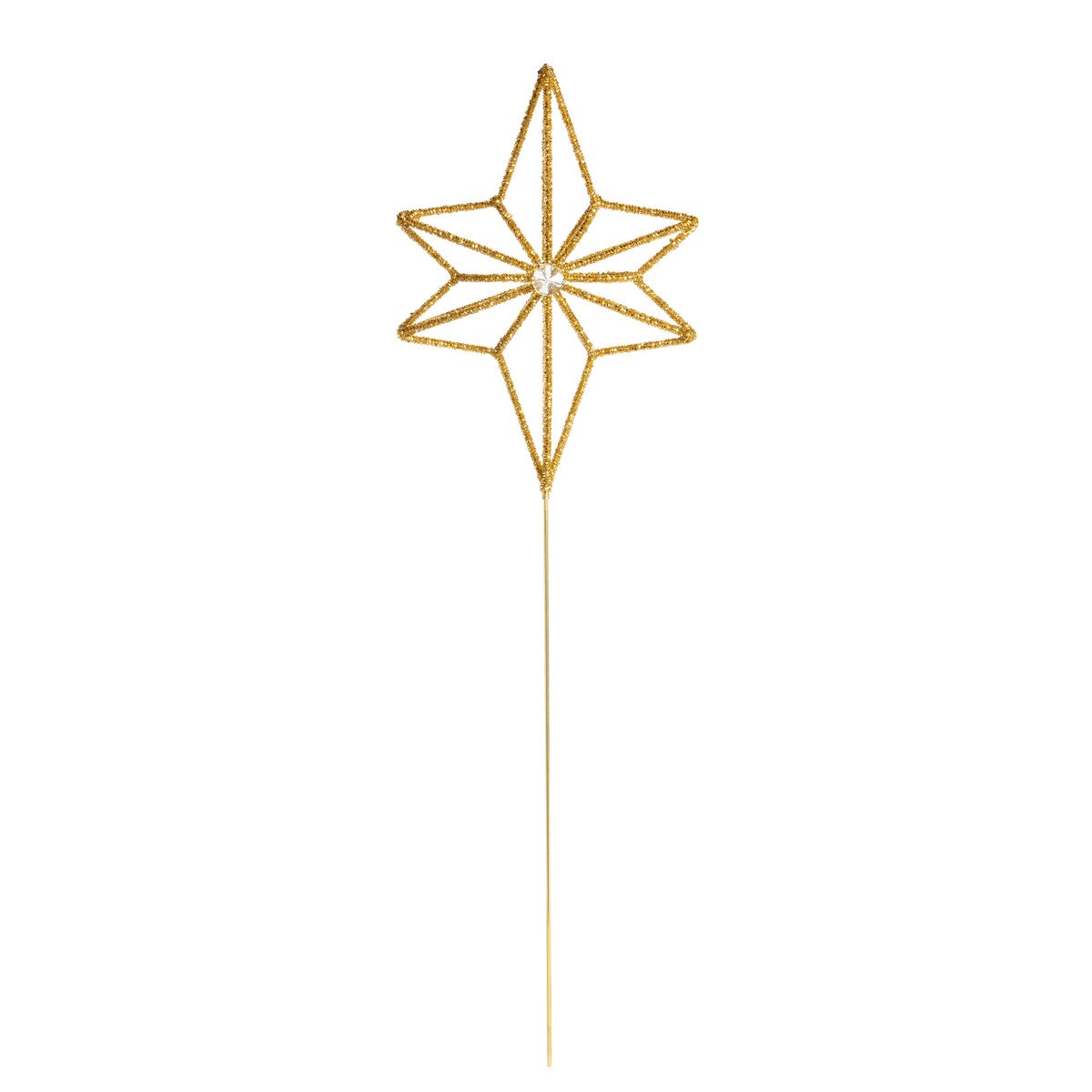 Glass Beaded Dimensional Tree Topper style shot 1