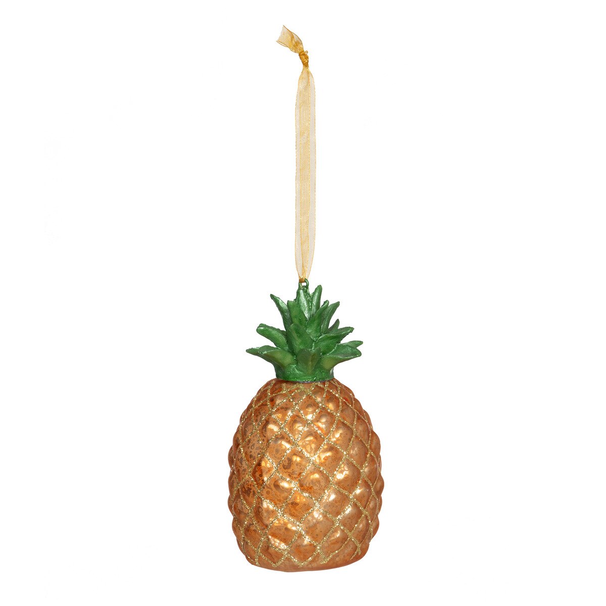 Glass Pineapple Ornament style shot 1