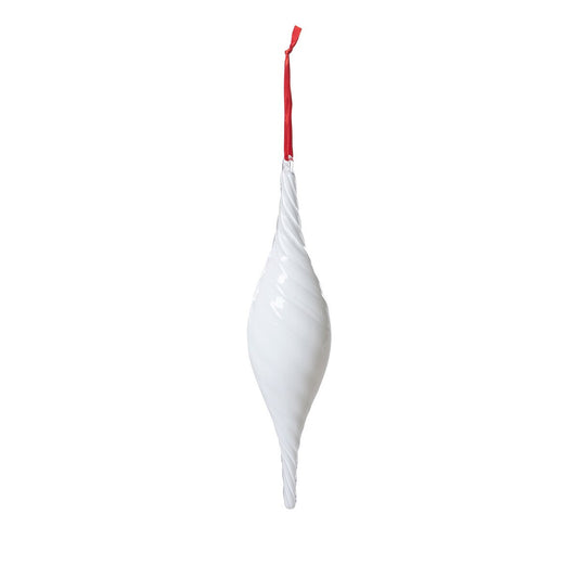 Milky Way Swirl Glass Finial Drop Ornament, 10.25 in. style shot 1