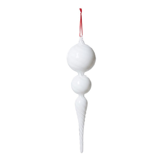 Milky Way Swirl Glass Finial Ornament, 16.5 in. style shot 1