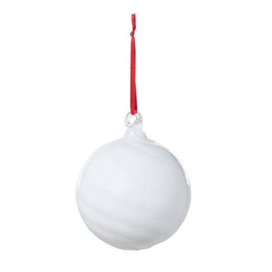 Milky Way Swirl Glass Ball Ornament style shot 1