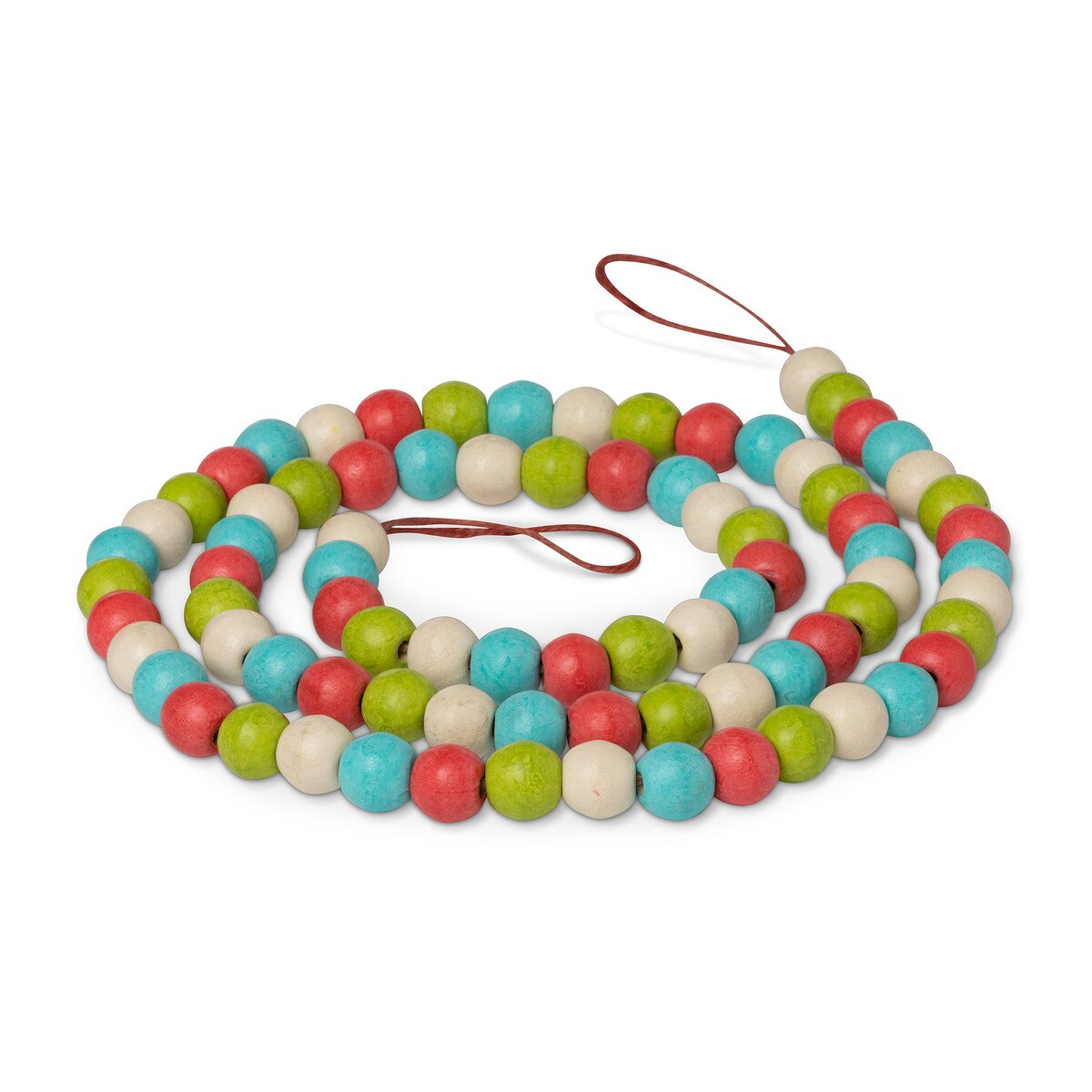 Whimsical Wood Beaded Garland style shot 1