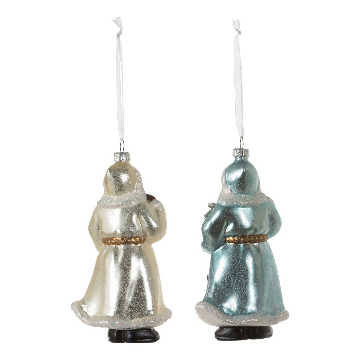 Father Christmas Glass Ornament, 2 Assorted Styles style shot 2