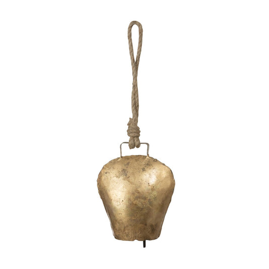 Rustic Iron Cow Bell, 6.5" style shot 1