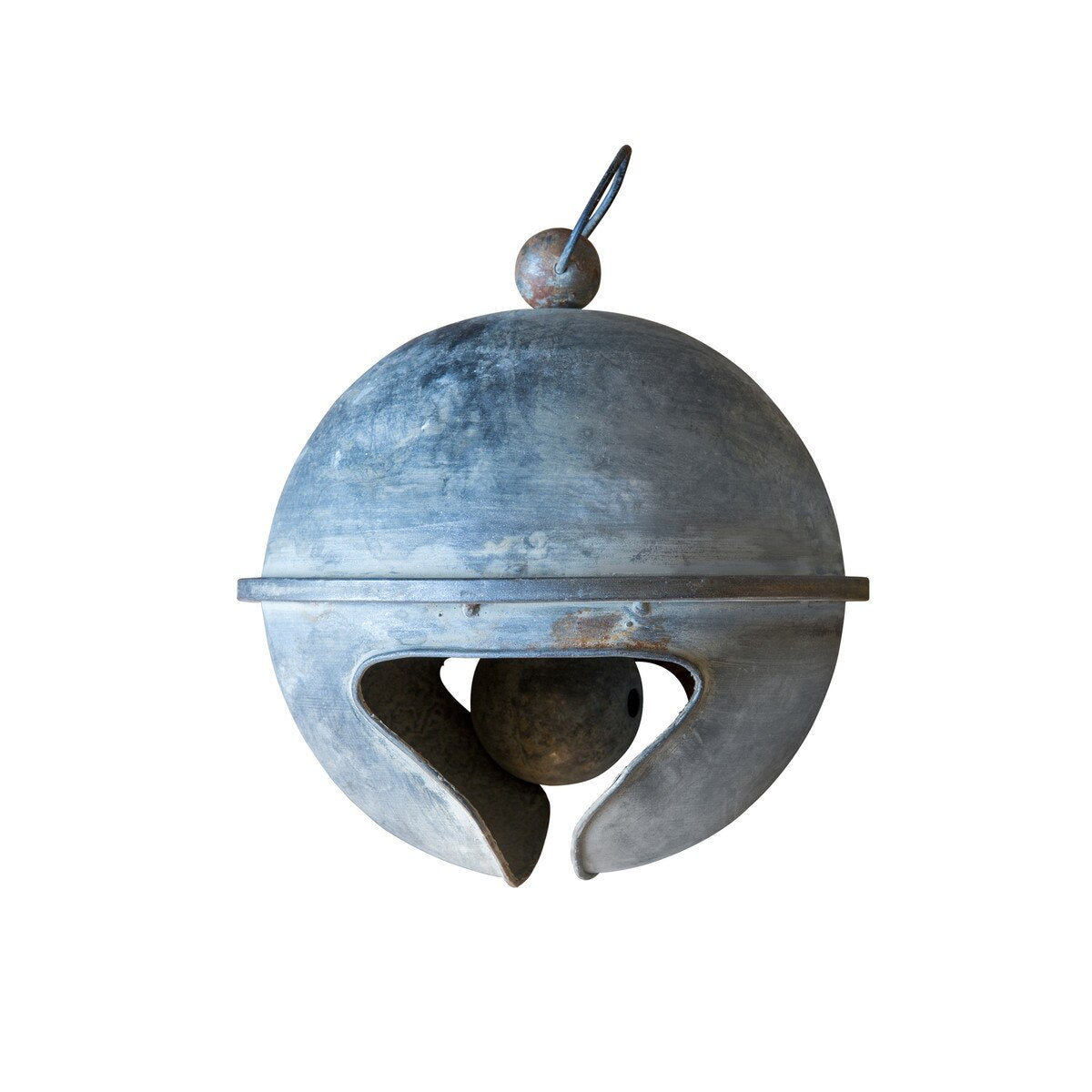 Weathered Tin Jingle Bell, Medium