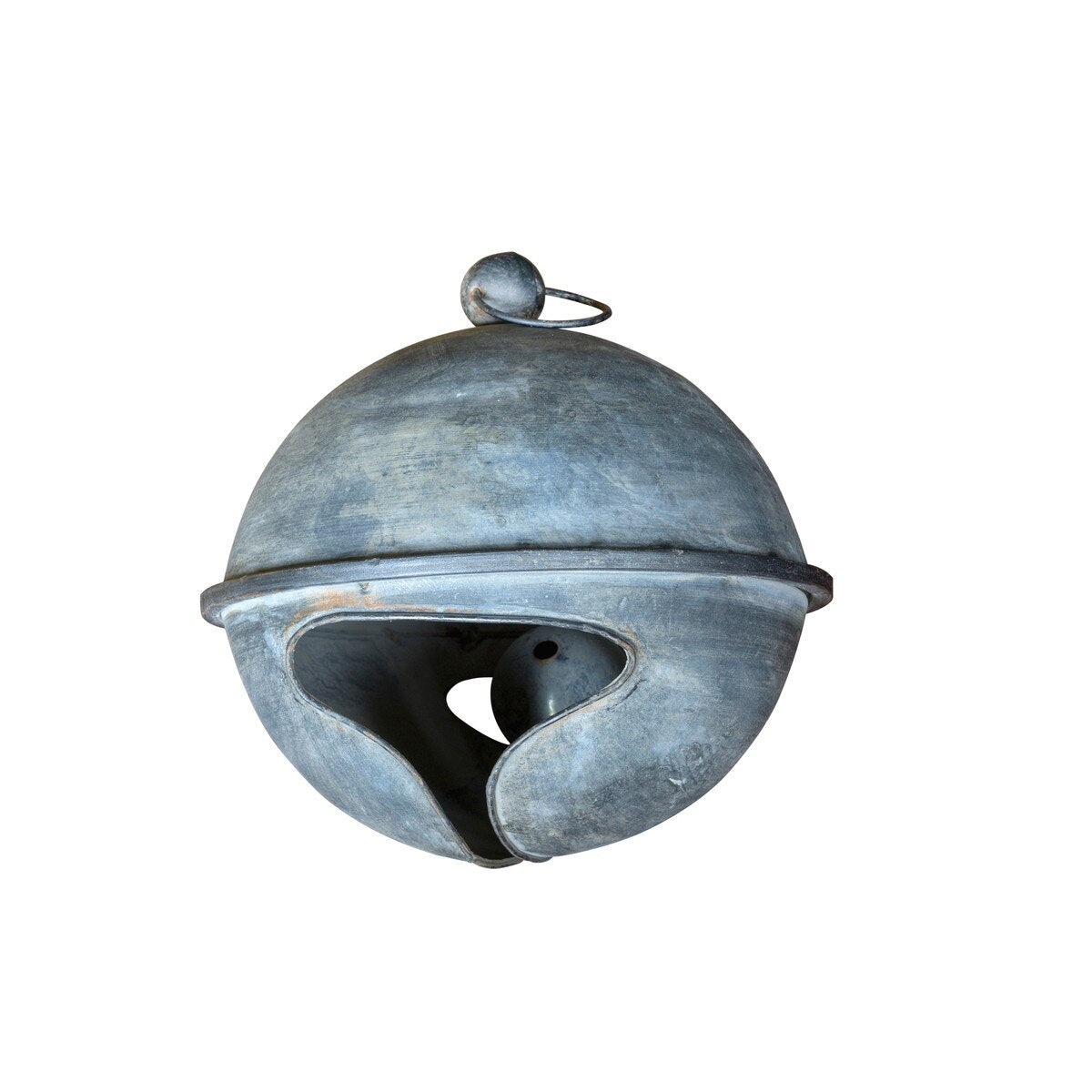 Weathered Tin Jingle Bell, Large