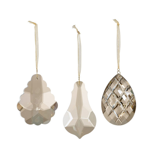 Faceted Crystal Gem Ornaments, 3 Assorted Styles style shot 1