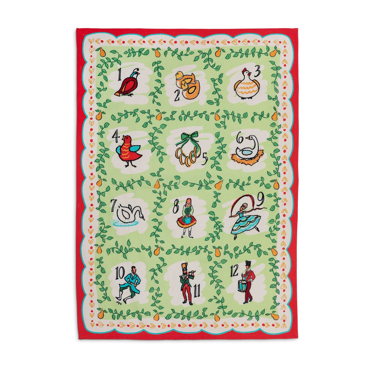 12 Days of Christmas Dish Towel style shot 1