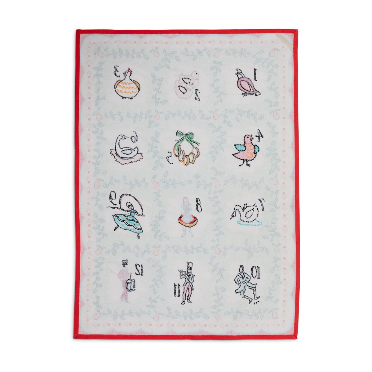 12 Days of Christmas Dish Towel style shot 2