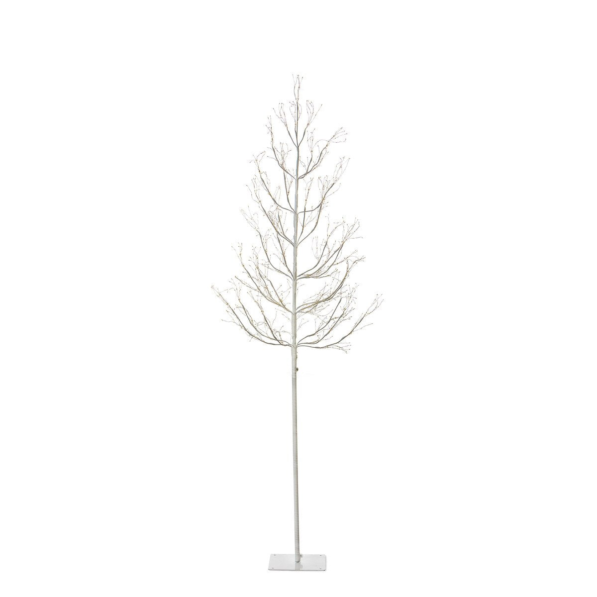 Winter White Adjustable Height LED Lighted Tree, 5-6' style shot 1