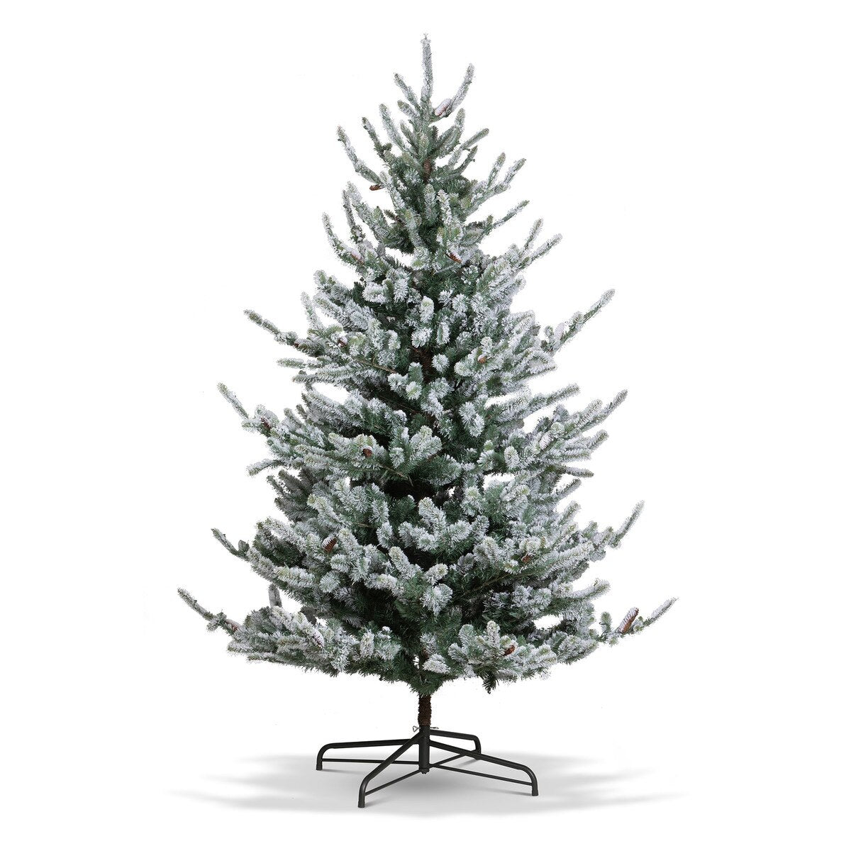 Park Hill Flocked Blue Spruce Tree, 9' style shot 2