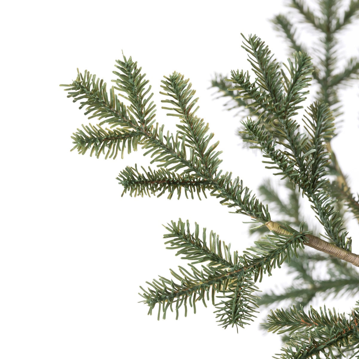 Noble Fir Front Porch Tree in Burlap Bag, 90" style shot 2