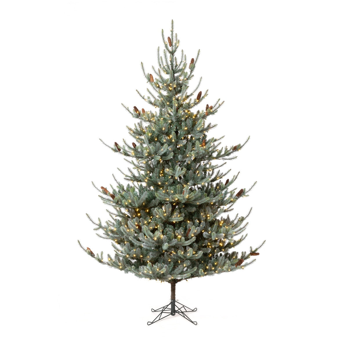 Park Hill Blue Spruce Christmas Tree, 9' style shot 2