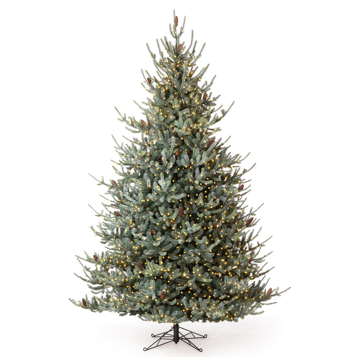 Park Hill Blue Spruce Christmas Tree, 12' style shot 2