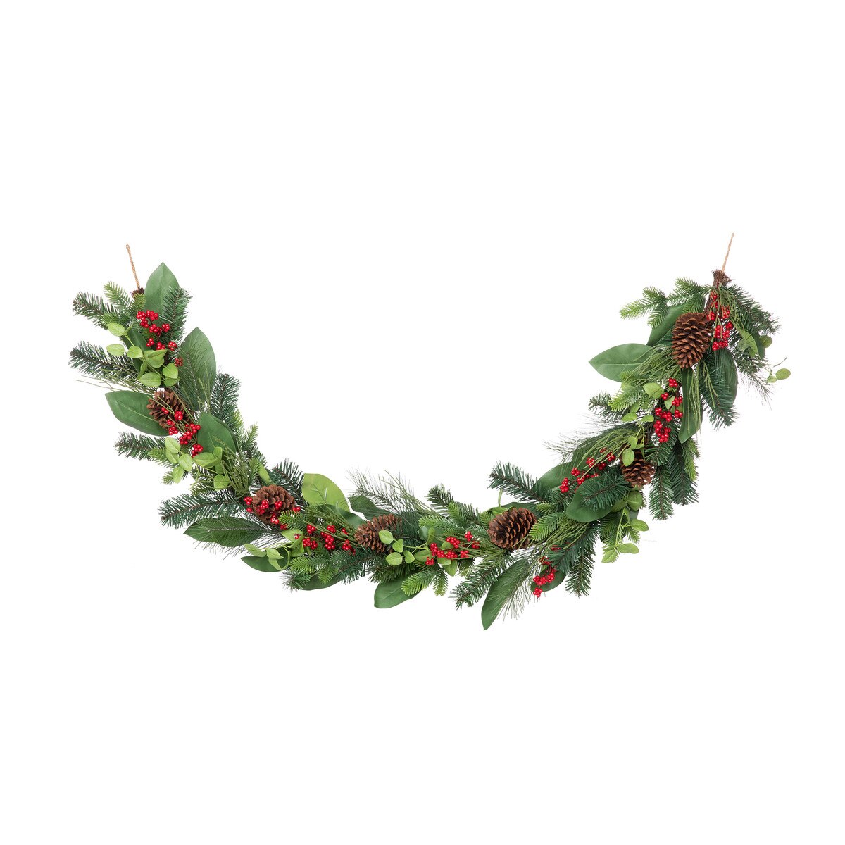 Magnolia Leaf and Winter Foliage Garland style shot 1