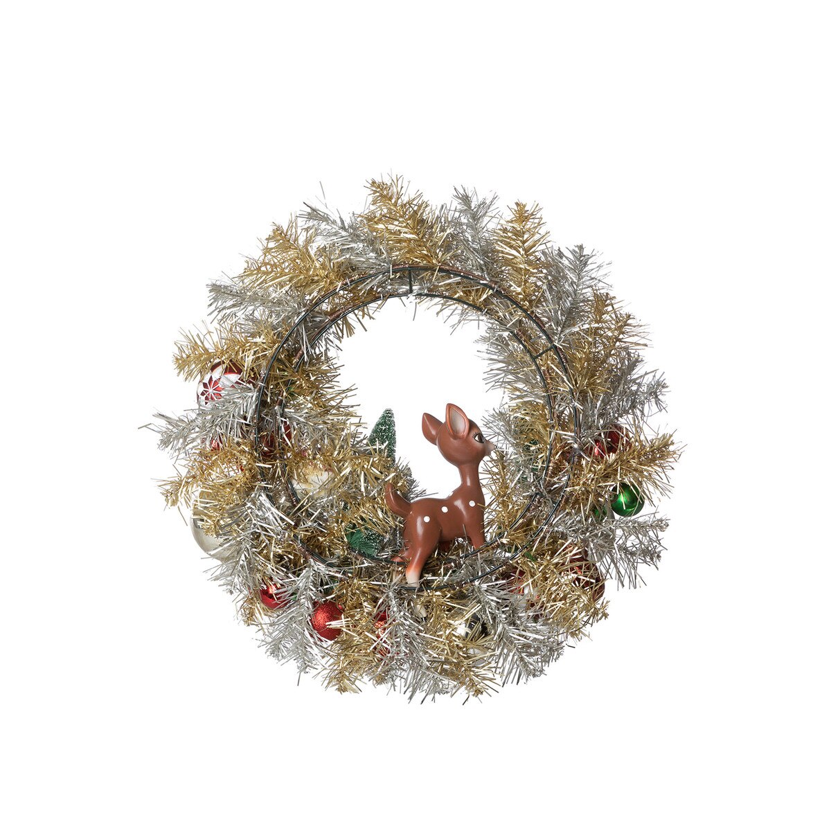 Retro Tinsel Wreath style shot 2