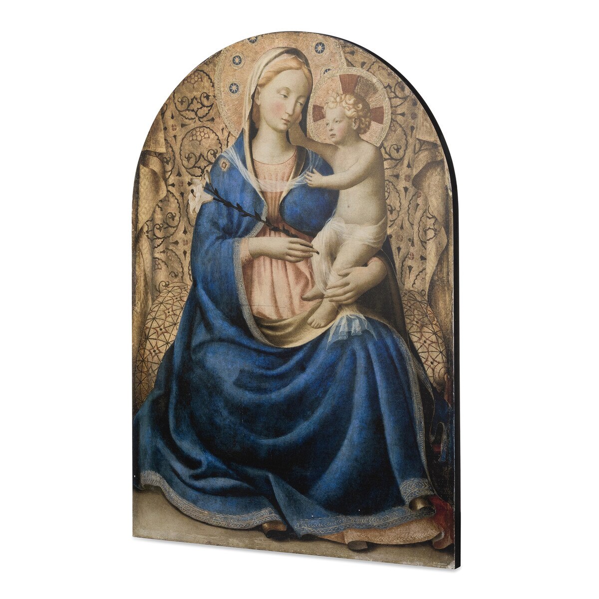 Madonna Renaissance Print on Wood style shot 2