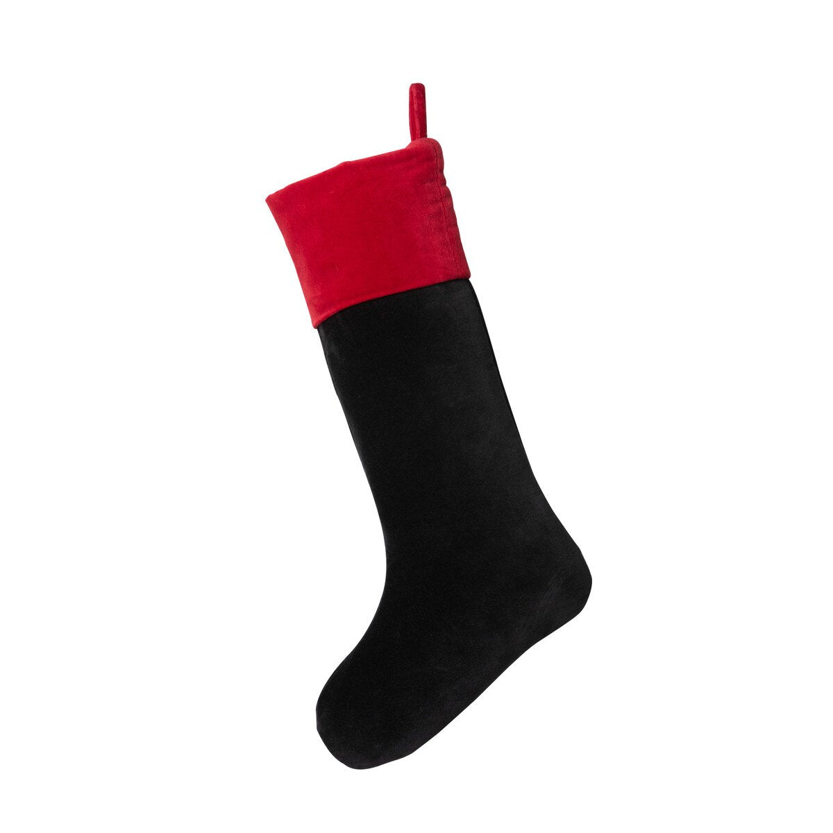 Poinsettia Stocking style shot 2
