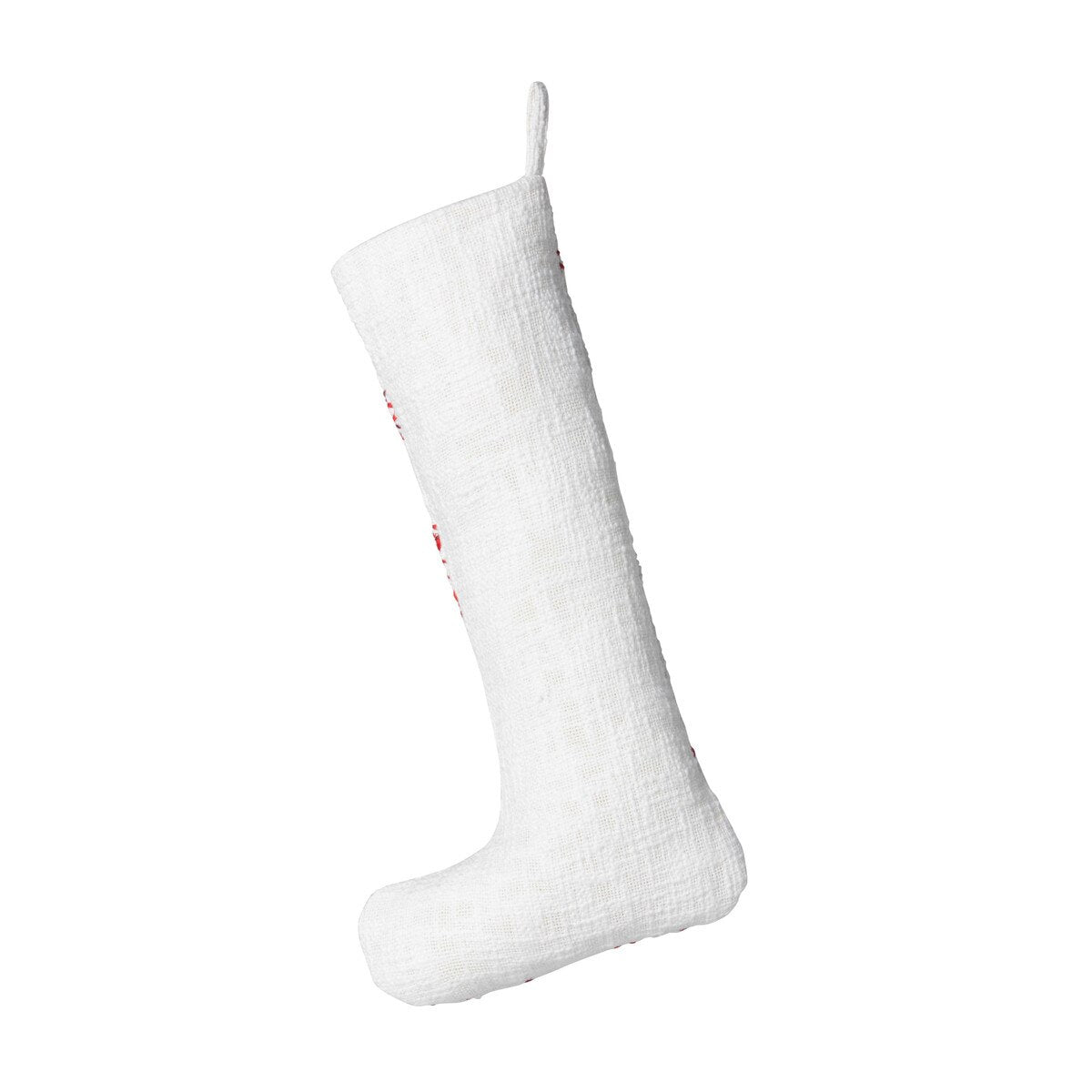 Snowflake Embroidered Stocking style shot 2