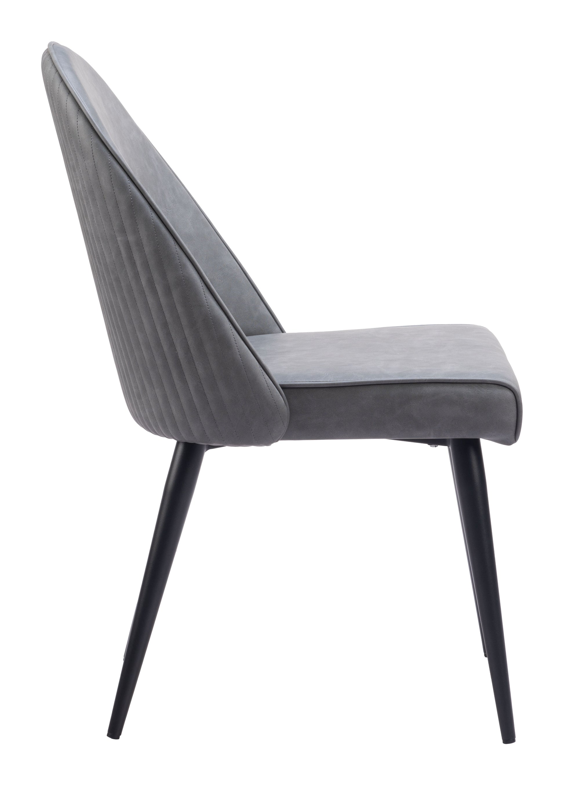 Silloth Armless Dining Chair (Set of 2) Gray style shot 1