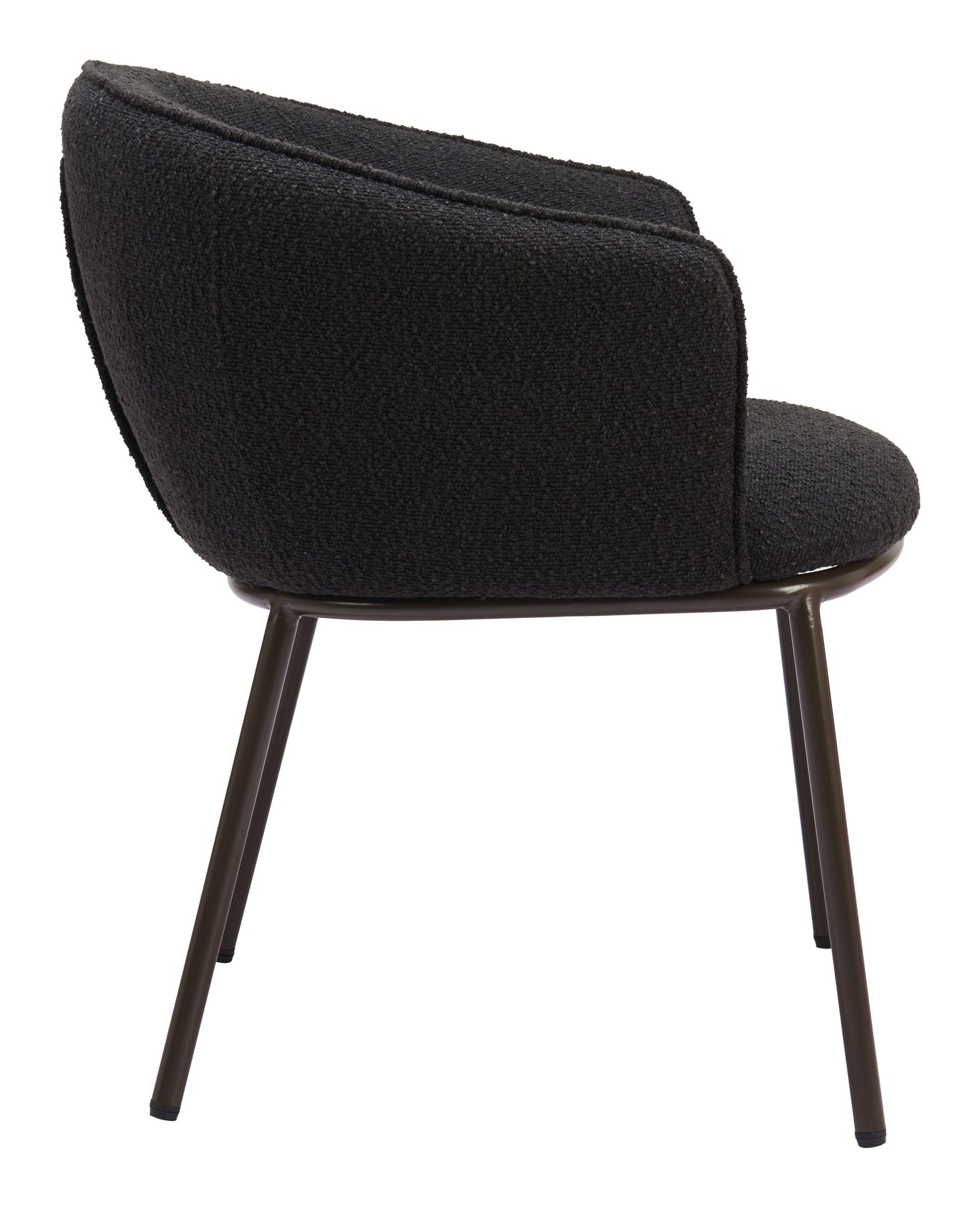 Essen Dining Chair Black & Bronze style shot 1