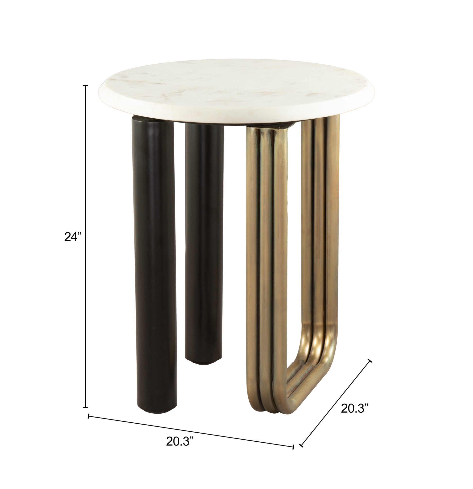 Elyn Side Table Multicolor style shot 1
