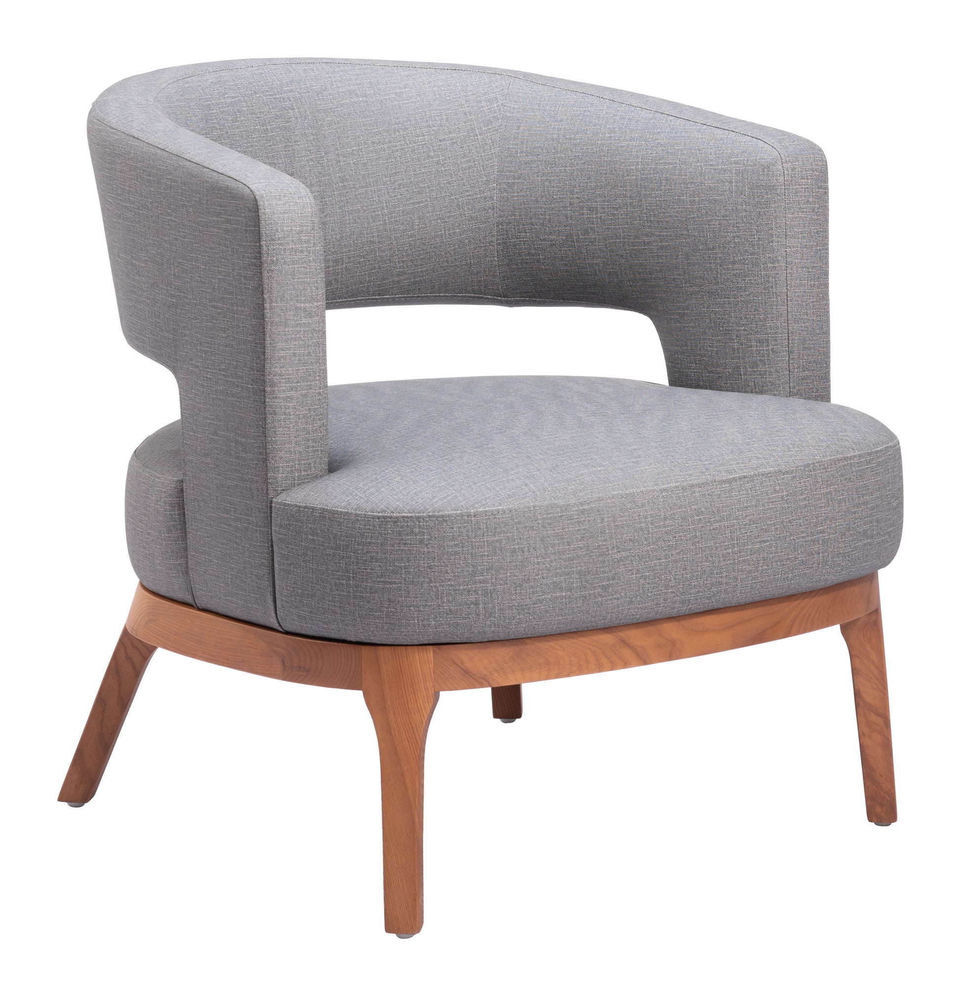 Penryn Accent Chair Slate Gray style shot 2