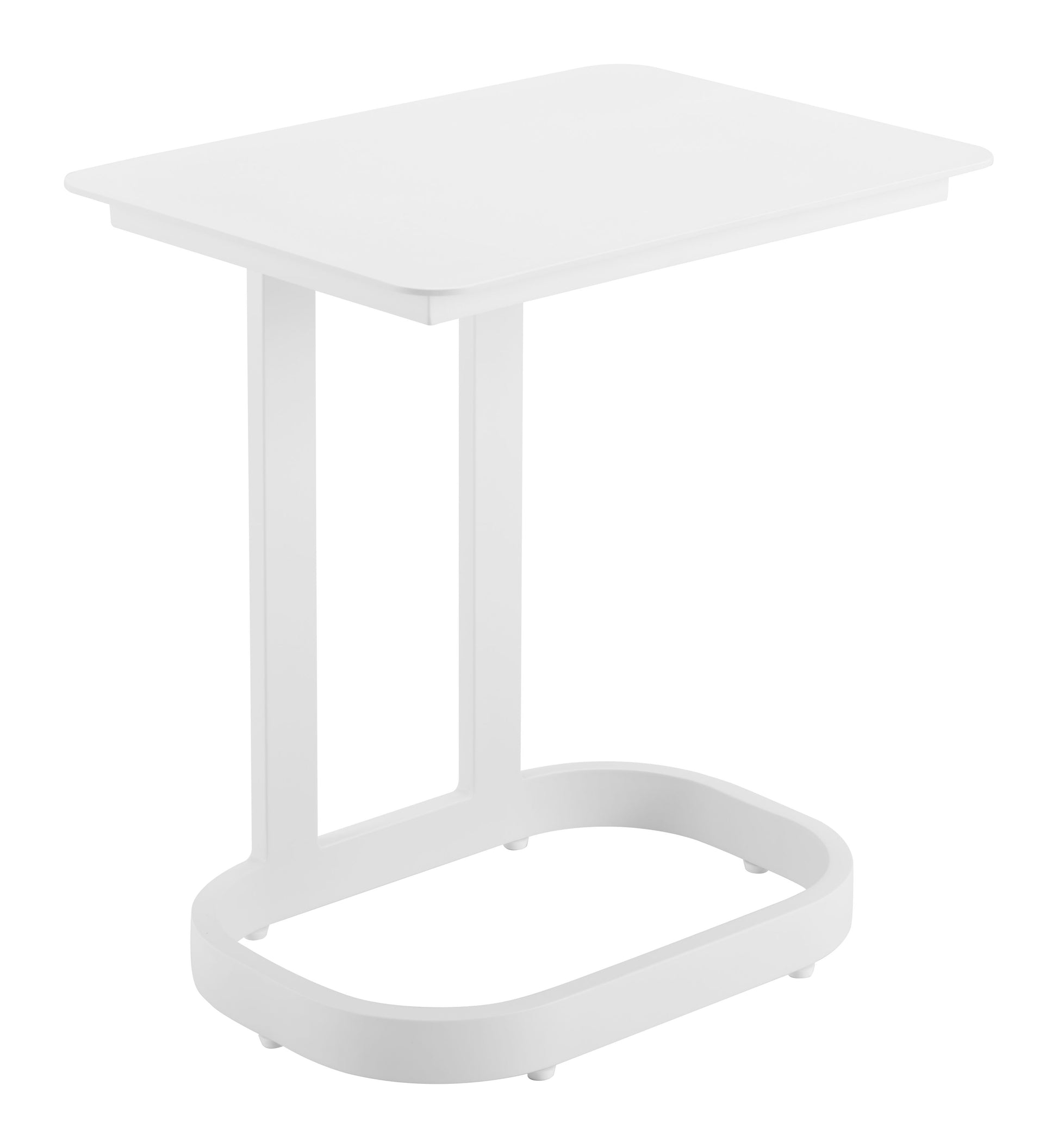 Friss End Table White style shot 1