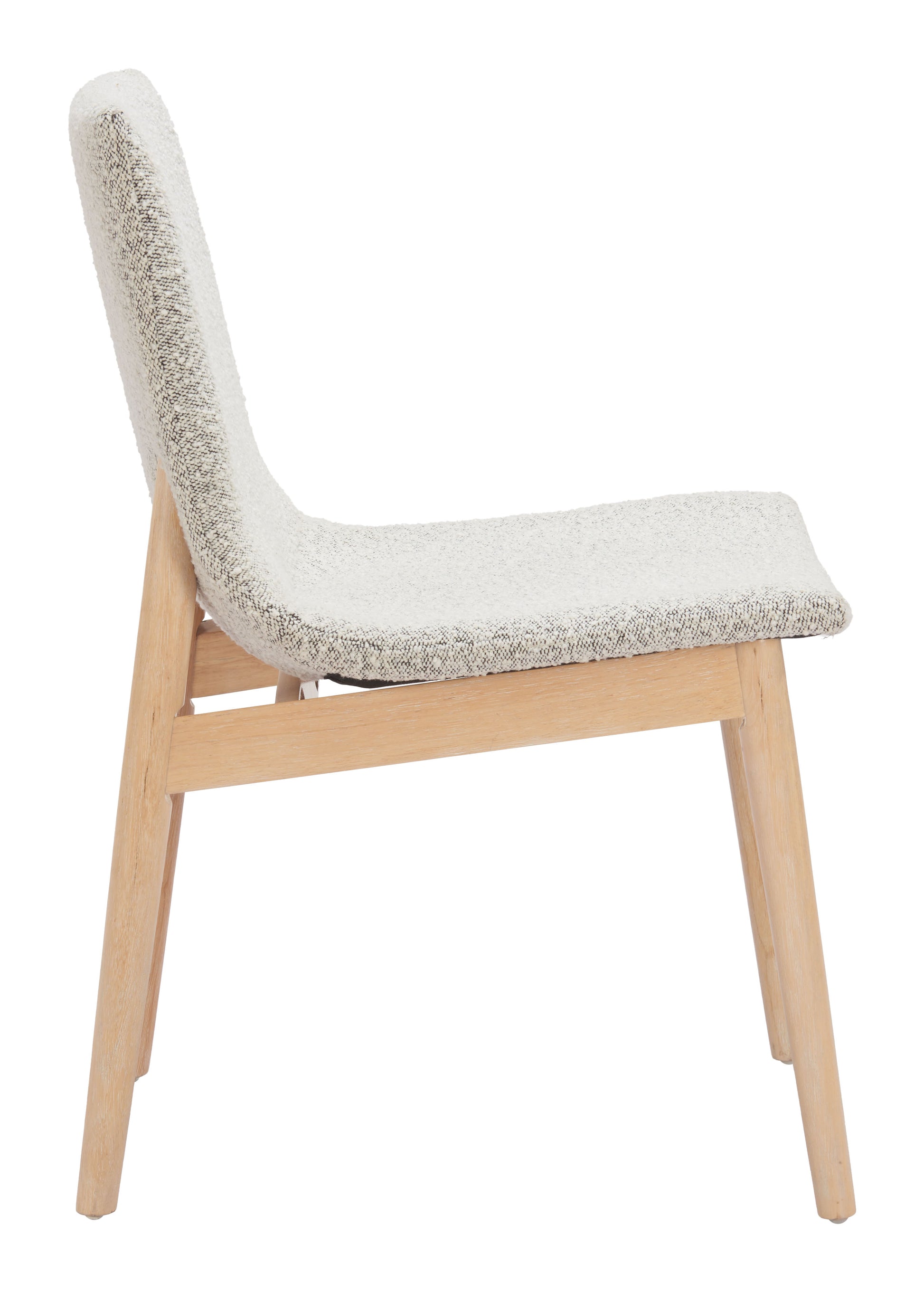 Raha Dining Chair (Set of 2) Gray & Whitewashed style shot 1