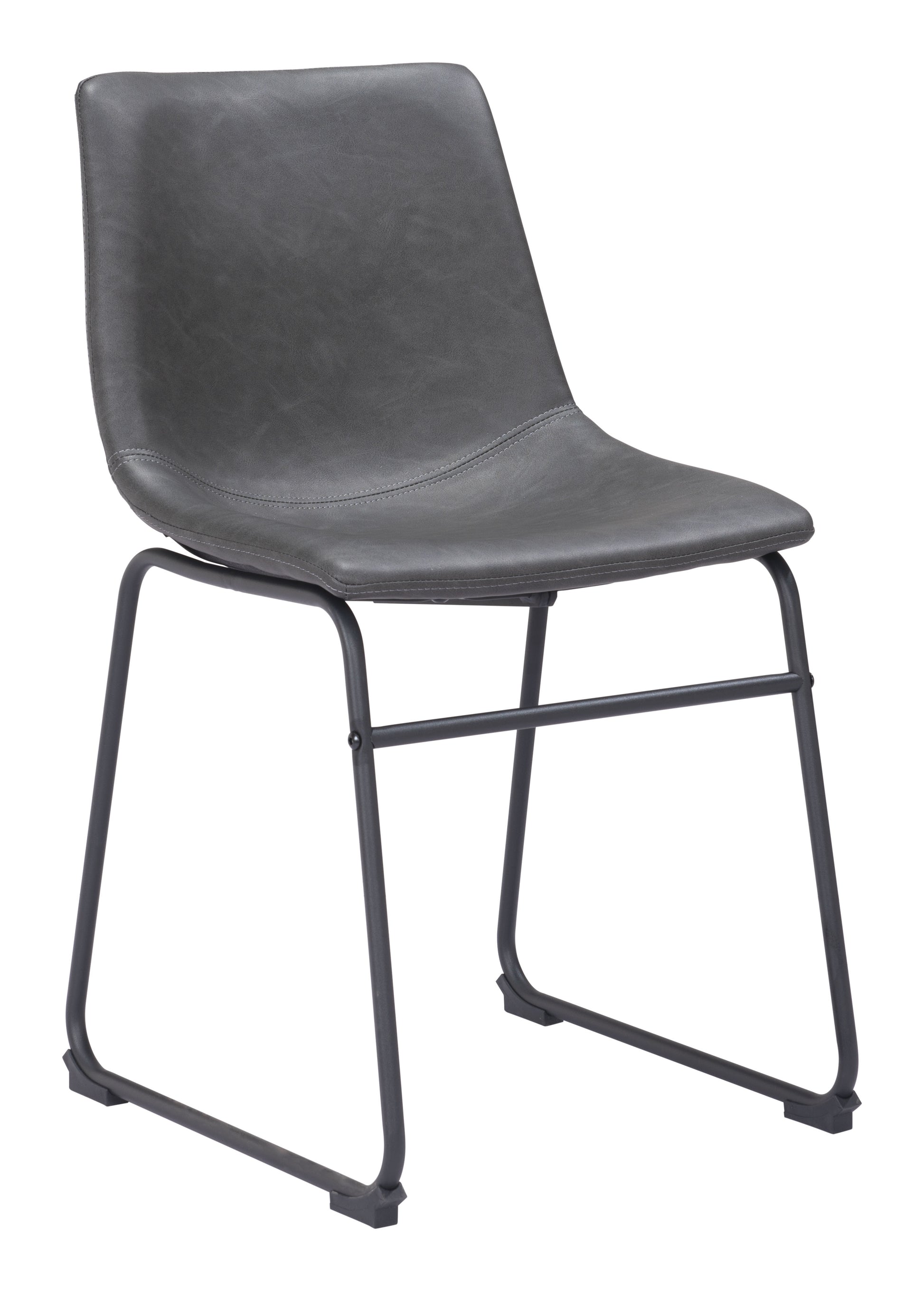 Smart Dining Chair (Set of 2) Charcoal style shot 2