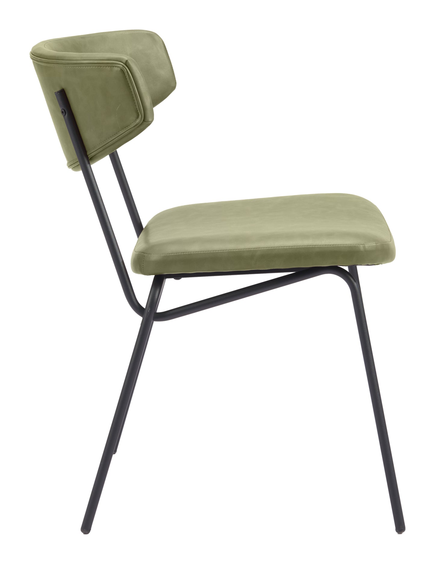 Charon Dining Chair (Set of 2) Green style shot 1