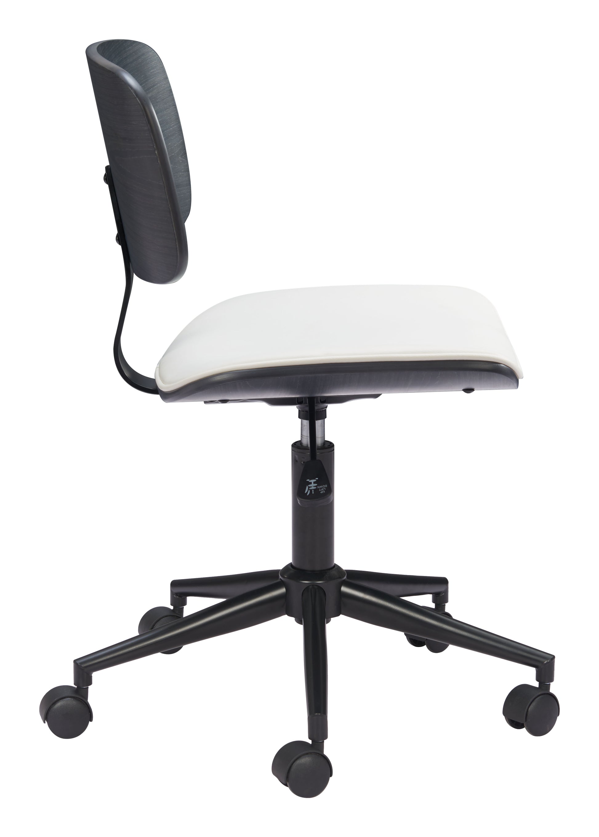 Duravel Office Chair White & Black style shot 2
