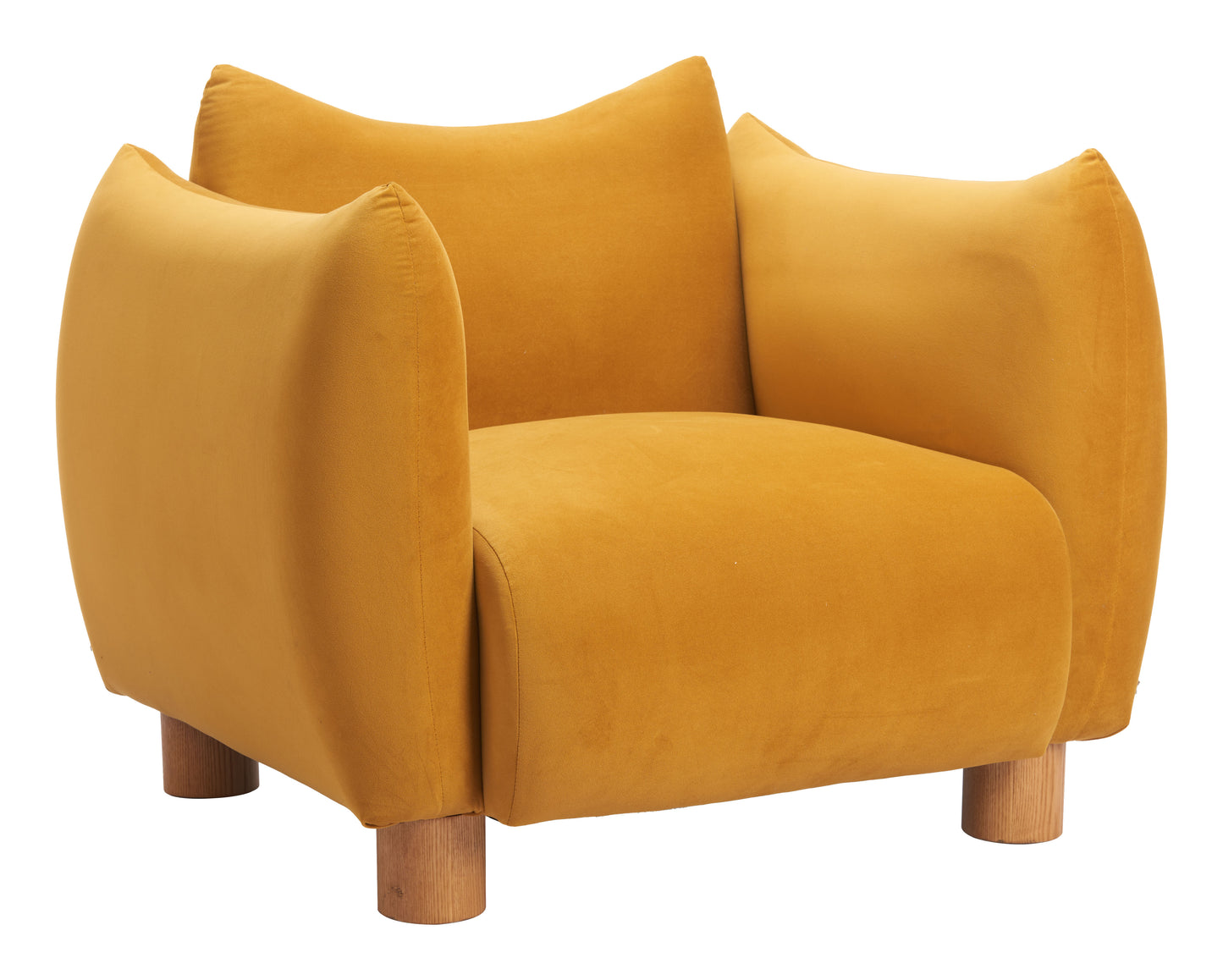 Meia Accent Chair Mustard style shot 1