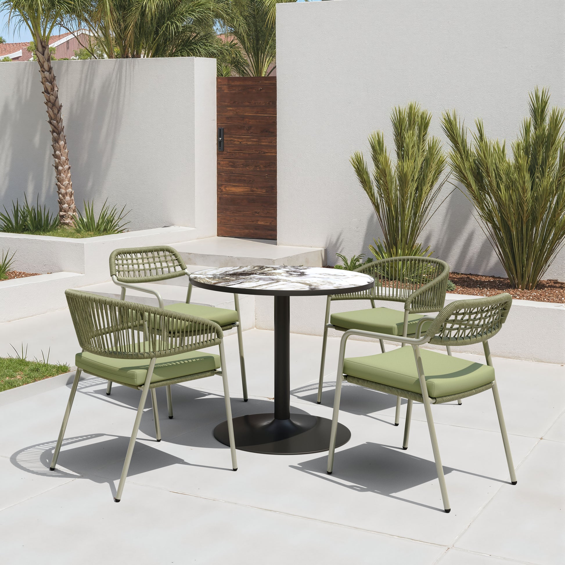 Rio Dining Chair (Set of 2) Green style shot 1
